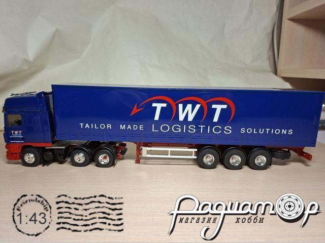 DAF XF105 SuperSpace с полуприцепом TWT (2005) 318102 [SR]