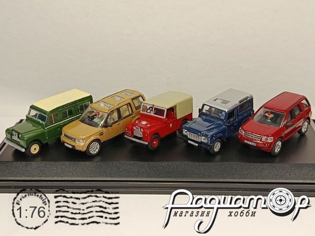 Набор моделей Land Rover (5шт) 666761 [IS]