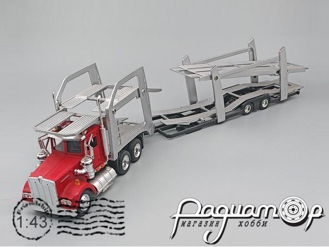 Kenworth W900 автовоз (+ 3 модели) (1986) 124006 [MK]