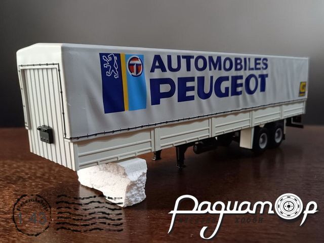 Полуприцеп тентованый Peugeot (двухосный) 223966 [MA]
