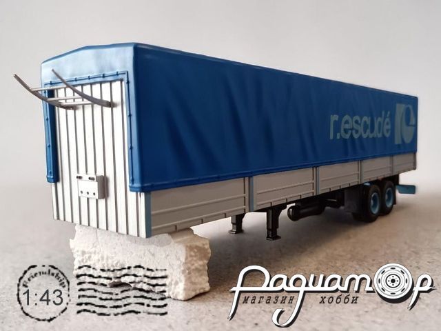 Полуприцеп тентованый R.ESCUDE (двухосный) 223967 [MA]