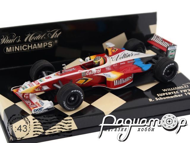 Williams FW21 №6 Formula 1, Ralf Schumacher (1999) 430990006 [NT]