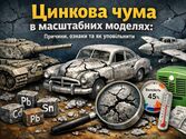 Цинковая чума в масштабных моделях: причины возникновения, признаки и способы борьбы